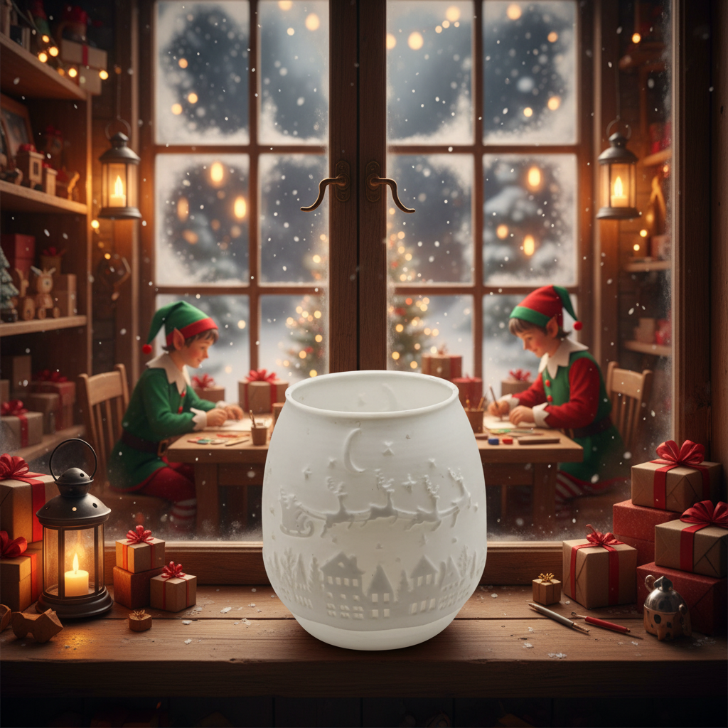 Christmas Sleigh tea light Holder (5pack)