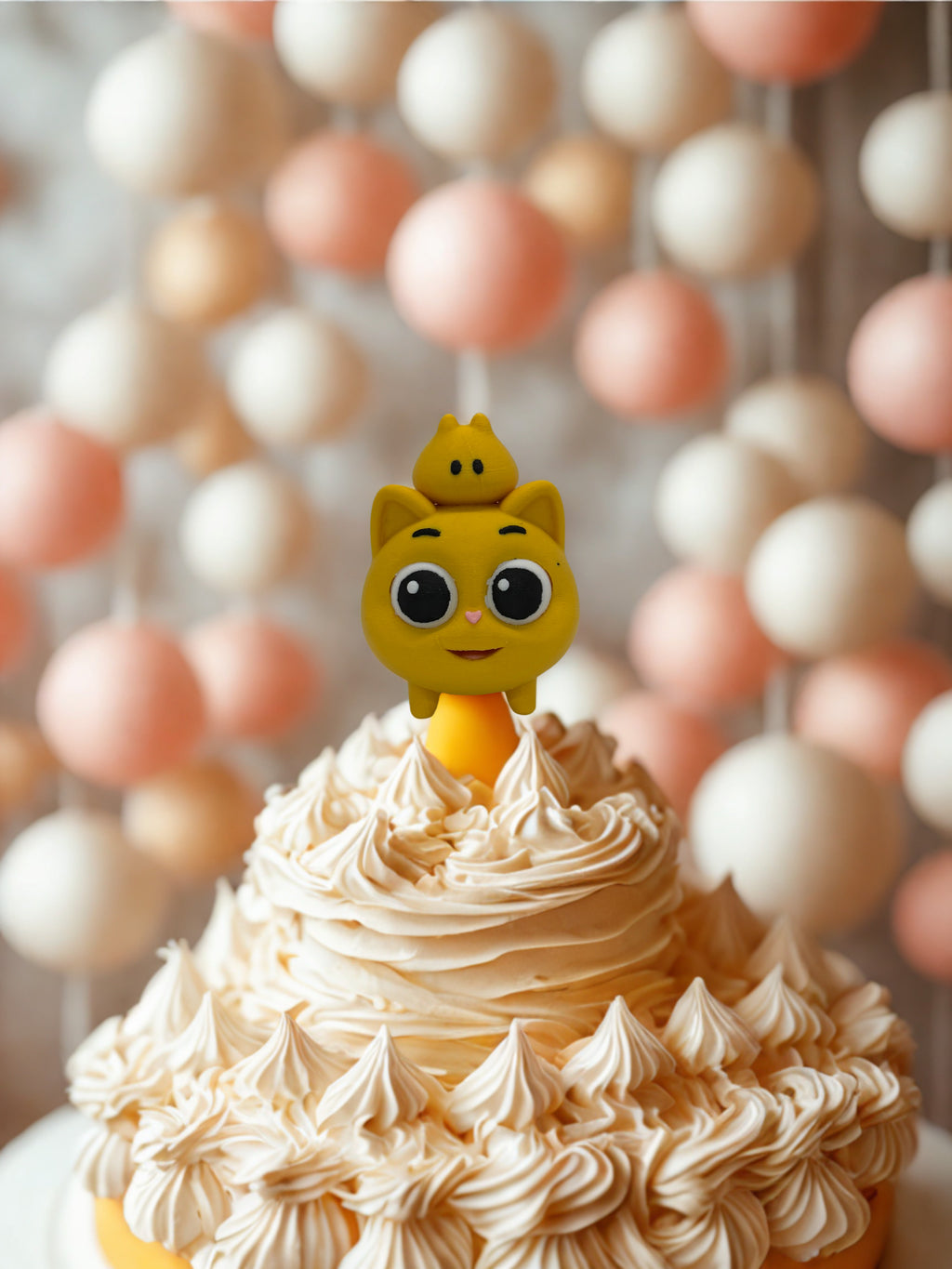 Custom character cake topper